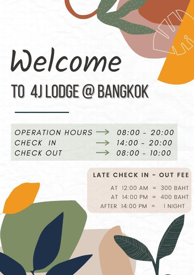4J Lodge Bangkok Buitenkant foto